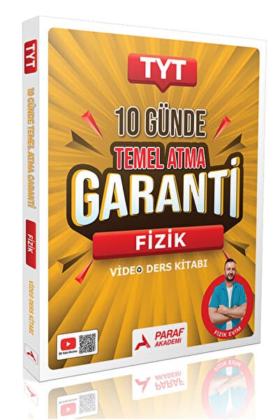 Paraf Yayınları Paraf Akademi Tyt Fizik 10 Günde Temel Atma Garanti