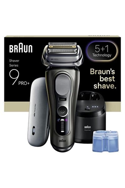 Braun Series 9 PRO+ Elektrikli Tıraş Makinesi, Islak ve Kuru, SmartCare Merkezi, 9675CC