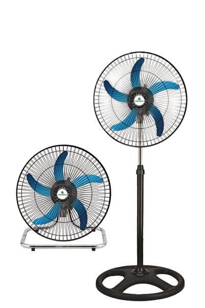 Waldern 3in1 Sanayi Tipi Ayaklı, Masaüstü, Duvar Tipi Vantilatör 80w, 3 Kademeli 132 cm