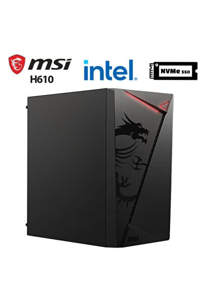Xaser SHIELD X6 i7 14700F 32GB Ram 1TB M.2 NVMe SSD 2GB GT610 Ekran Kartı Masaüstü Ofis Bilgisayarı