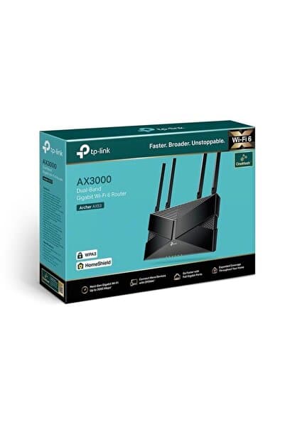 Tp-Link Archer Ax53 Ax3000 2402mbps Dual Bant Gıgabıt Wı-fı 6 Router