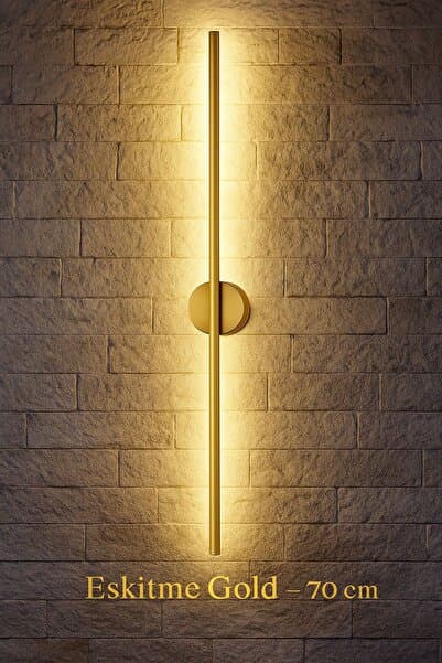 Genel Markalar Modern Dekoratif Led Duvar Aplik 70 Cm Günışığı ESKİTME 1 Adet ( PİLLİ )