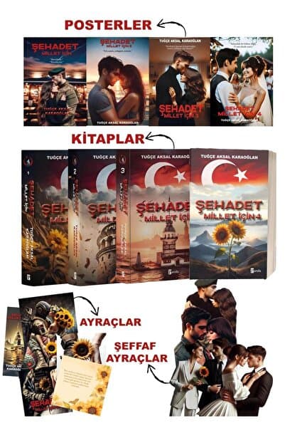 Parola Yayınları ŞEHADET MİLLET İÇİN 4 KİTAP SET