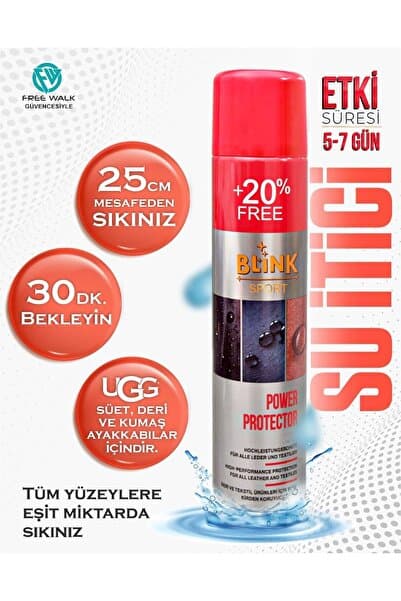 Blinksport Power Protector Su Itici Ve Su Geçirmezlik Spreyi (yağmur,su,kir Ve Lekelere Karşı Korur)