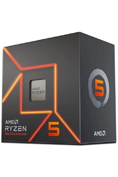 Amd Ryzen 5 7600 (6 Çekirdek) 3.8GHz ~ 5.1GHz 32mb AM5 İşlemci Box (Fan Dahil)