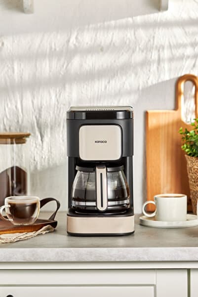 Karaca Just Coffee Aroma 2 In 1 Filtre Kahve Ve Çay Demleme Makinesi Bej