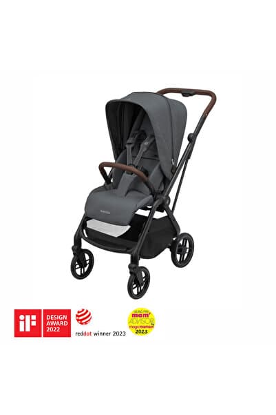 Maxi-Cosi Leona 2 Çift Yönlü Uzatılabilir Sırt Desteği Tam Yatabilir Bebek Arabası Twillic Graphite
