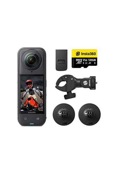Insta360 X5 Motorcycle Bundle Aksiyon Kamerası