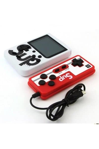 Torima Mini Atari 400 Nostaljik Oyunlu Çift Kollu GC01 Beyaz
