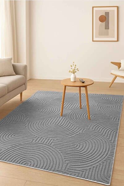 Carmen İskandinav Premium Puffy Peluş Kaymaz Taban Yolluk Koridor Halısı Salon Halısı