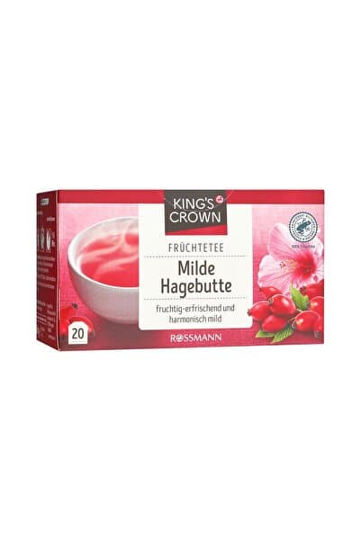 KING'S CROWN Bitki Çayı Kuşburnu Böğürtlen 60 gr 20'li