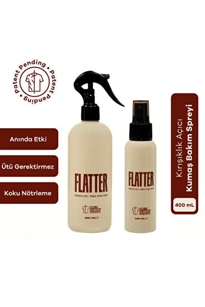 Kırışıklık Açıcı & Kumaş Bakım Spreyi 400ml + 100ml