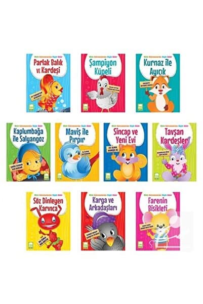 Ema Çocuk Minik Kahramanlardan Büyük Sözler Serisi (10 Kitap Takım) / / Emine