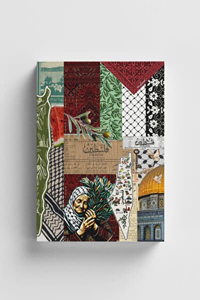 Bi Dünya Haber Filistin Kolajı Noktalı Defter