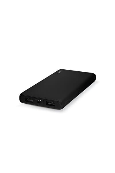 PowerSlim S 10.000mAh Taşınabilir Şarj Aleti / Powerbank Siyah