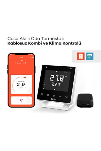 Cosa Akıllı Oda Termostatı Kablosuz Kombi ve Klima Kontrolü v5
