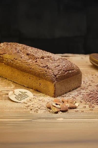 EBRULİ DOĞAL BAKKAL by beys Ketojenik Glutensiz Mayasız Badem Ekmek - Bademek 320 Gr