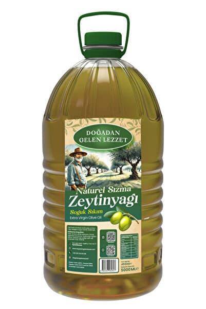 DOĞADAN GELEN LEZZET Natürel Sızma Zeytinyağı 5Lt (PET)