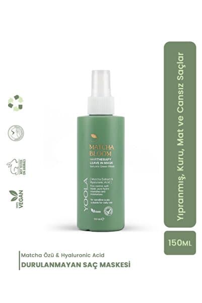 Yoola Elektriklenme karşıtı Kolay Tarama Nem Bombası Matcha Özü İçeren Saç Spreyi 150 ml