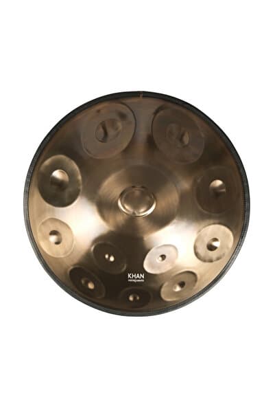 Khan Instruments Mutant | 12 Nota Handpan – Re (D) Minör | El Yapımı Çelik-Titanyum Enstrüman