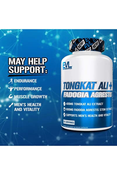 Genel Markalar Tongkat Ali + Fadogia Agrestis 1000 mg 60 Caps