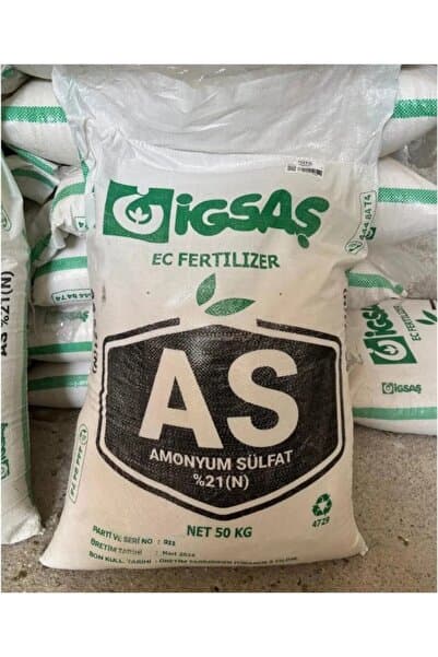 İGSAŞ 3kg Çim Gübresi Amonyum Sülfat Çiçek Coşturan Şeker Gübres