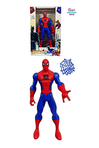 Brother Toys Işıklı Eklemleri Hareketli Kaliteli 17.5 Cm. Spider man Örümcek Adam Figür Oyuncak