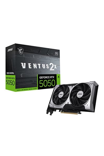 MSI GeForce RTX 5050 8GB VENTUS 2X OC GDDR7 128Bit DX12 Gaming (Oyuncu) Ekran Kartı