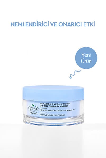 Otacı Nemlendirici & Canlandırıcı Bitkisel Saç Bakım Maskesi- Kuru ve Yıpranmış Saçlar