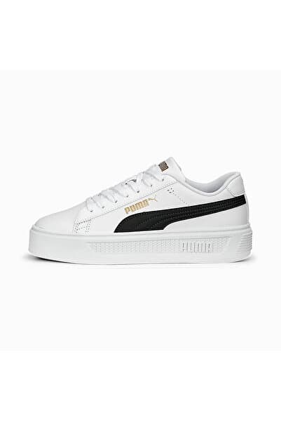 Puma Smash Platform V3 Kadın Günlük Spor Ayakkabı 390758-04 BEYAZ-SYH
