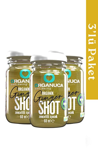 Organuca Organik Ginger Shot 3'lü Paket