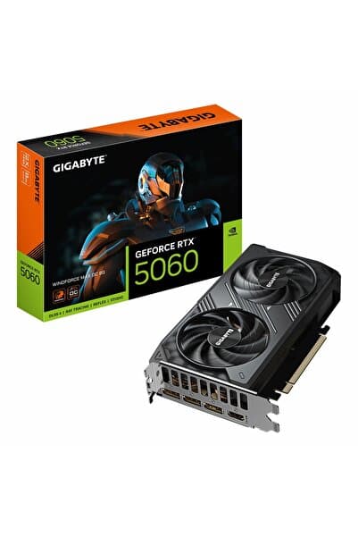 Gigabyte Windforce Max GeForce RTX 5060 OC 8GB GDDR7 128Bit HDMI/DP Ekran Kartı