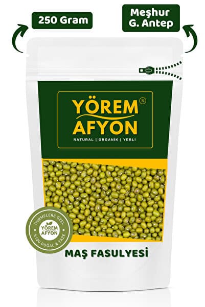 Yörem Afyon Gaziantep Yöresinden Doğanın Protein Hazinesi Maş Fasulyesi, Cin Börülcesi {Vigna Radiata} | 250gr.