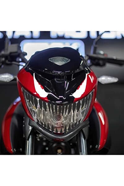 AG AYDIN GARAGE MOTORSİKLET AKSESUAR Venom Sticker Mondial Drift L Far Stıcker Etiket (SUDAN VE NEMDEN ETKİLENMEZ)