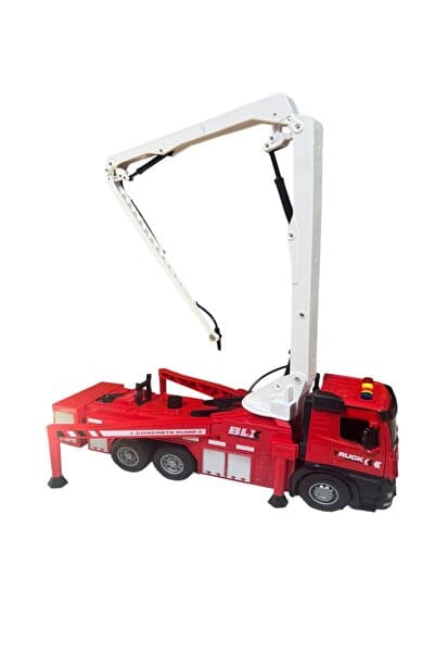 TOYSTURKA Sürtmeli Sesli Işıklı Su Atan İtfaiye Aracı 33 cm (Kapıları Açılır)