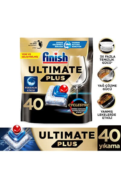 Ultimate Plus Bulaşık Makinesi Deterjanı Kapsül Tablet 40 Adet
