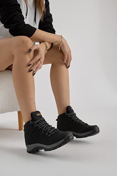 Tonny Black Unisex Siyah Trekkıng Bot V2rts