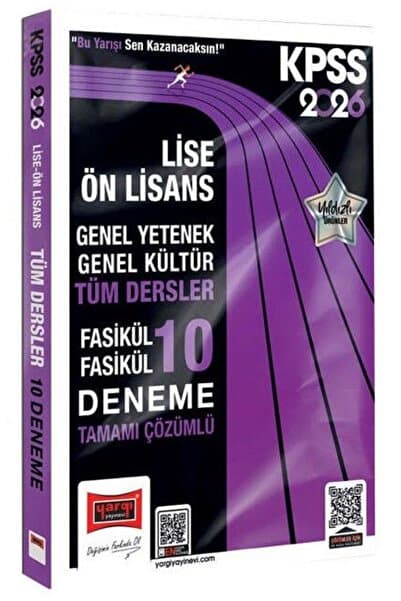 Yargı Yayınları Yargı 2026 KPSS Lise Ön Lisans Tüm Dersler 10 Deneme Fasikül Çözümlü