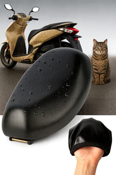 lawrenceshop 50 cc Scooter Uyumlu sele kılıfı su geçirmez 50 cc motorsiklet koltuk kılıfı
