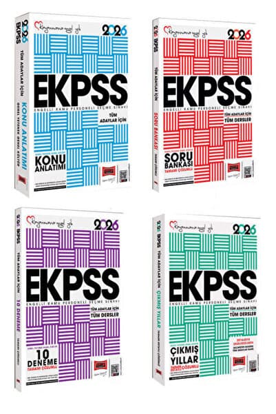 Yargı Yayınları 2026 EKPSS GK-GY Tüm Dersler Konu-Soru-Deneme-Çıkmış Sorular Kazandıran Full Set