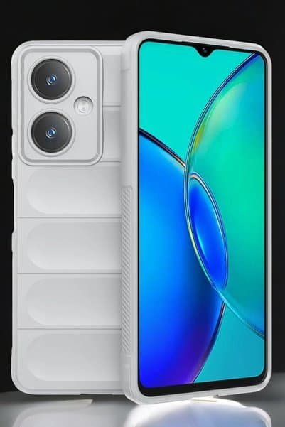 TechTrove Vivo Y27 Kılıf Oyuklu Tasarım Kamera Korumalı İçi Kadife Yumuşak Kapak