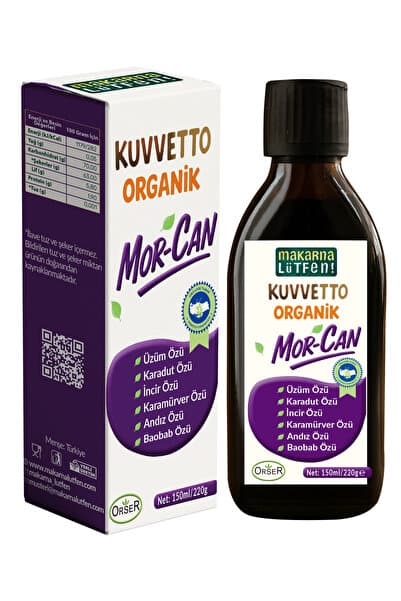 Makarna Lütfen Kuvvetto Morcan Organik Baobab Özlü Mor Meyveli Karışım (220 gram)
