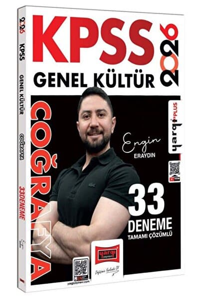 Yargı Yayınları Yargı 2026 KPSS Coğrafya 33 Deneme Çözümlü - Engin Eraydın