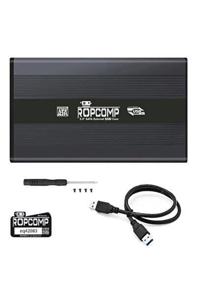 Ropcomp 2.5" USB 3.1 Gen1 Sata Harici SSD Kutusu Alüminyum