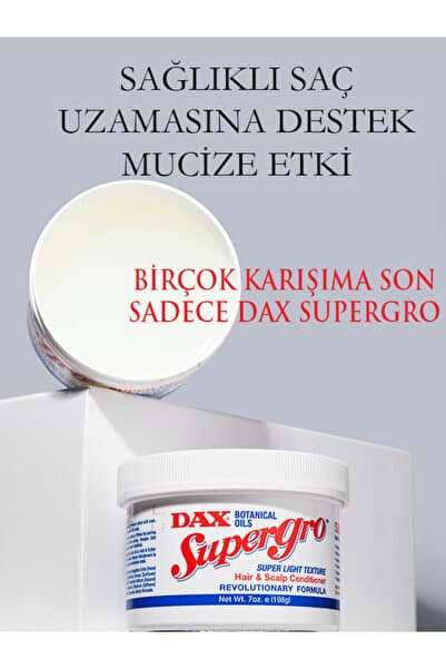 Dax Supergro 198 gr - Yavaş Uzayan Saçlara Özel Saç Bakım Yağı