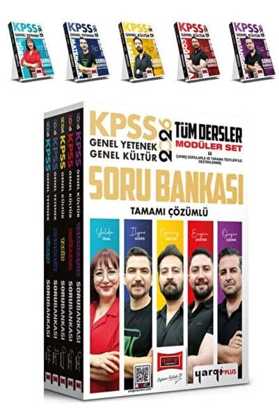 Yargı Yayınları Yargı 2026 Kpss Gy-gk Tüm Dersler Tamamı Çözümlü Modüler Soru Bankası Seti