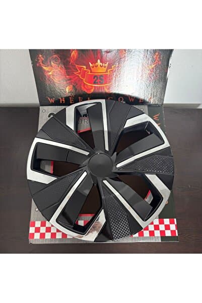 Universal Çıtalı Jant Kapağı 15"inç Krom 4'lü Takım
