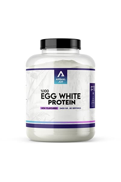 Animal Joy Egg White Protein Aromasız 2400 gr - %100 Saf Yumurta Akı Tozu Egg White Powder