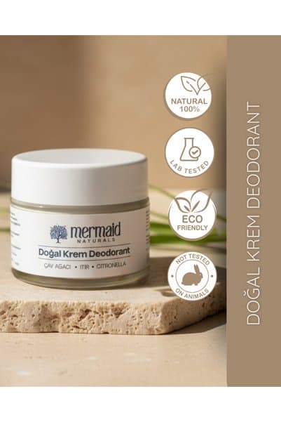 Mermaid NATURALS DOĞAL KREM DEODORANT-BÜYÜK BOY