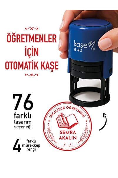 MÜHÜRŞAH Öğretmen Kaşesi, Motivasyon ve Değerlendirme Kaşesi, Tasarımlar ( Siyah-Kırmızı-Mavi-Yeşil)